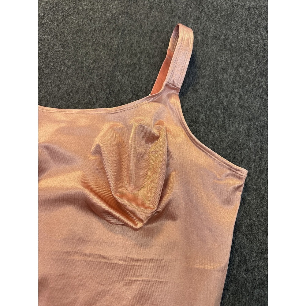 Ruby Ribbon Lace Cami Sz 44 Copper Color Shapewear Style 3022 Sculpting Tank Top - Picture 4 of 12